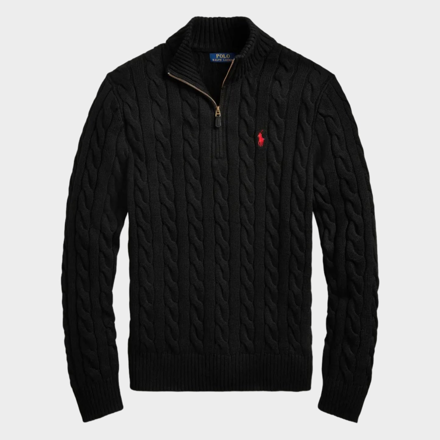 RL Cotton Knitwear Quarter Zip