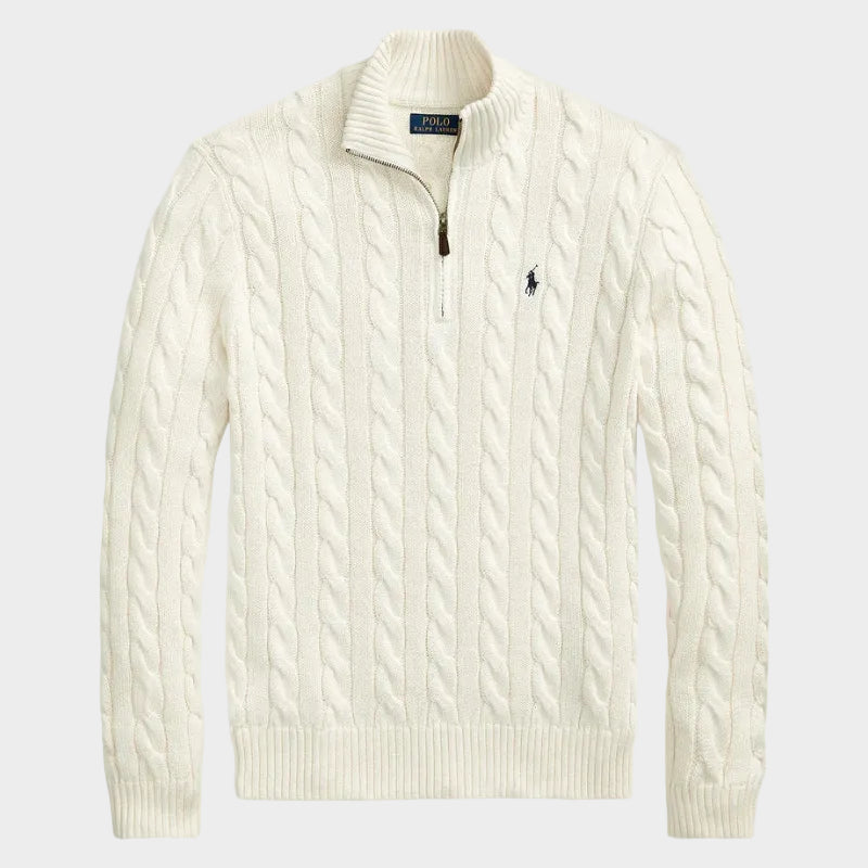 RL Cotton Knitwear Quarter Zip